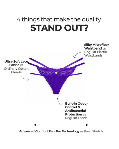 Lilac Passion Thong