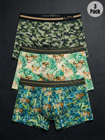 Pack of 3 | Predator, Lion Heart & Wild Roar Trunks