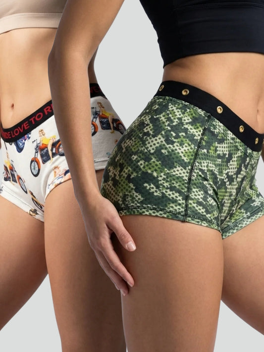 Pack of 2 | CamoChic & Rebel Ride Hipsters