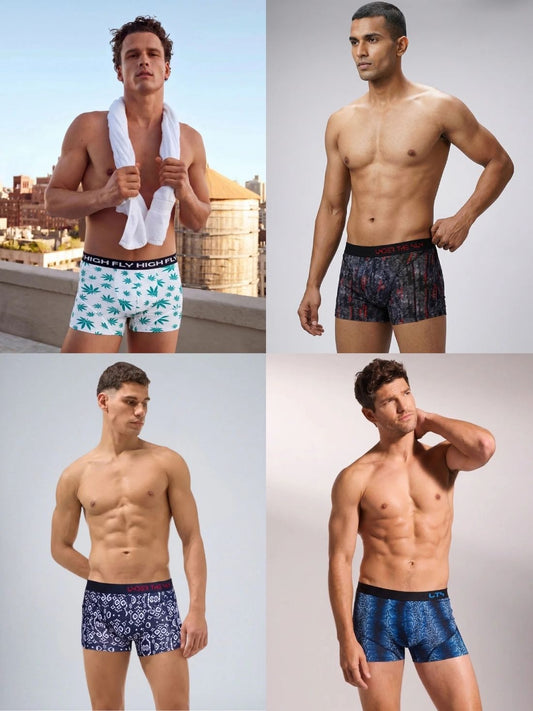 Pack of 4 | Cool Vibes, Ember, Rhythem Ikat & Rattler Trunks
