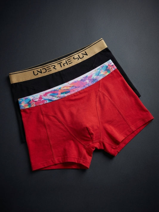 Pack of 2 | Passion & Noir Gold Trunks