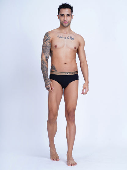 Noir Gold Briefs
