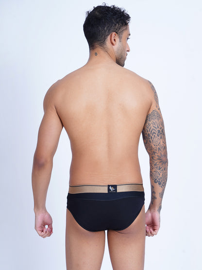 Noir Gold Briefs