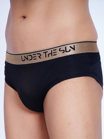Noir Gold Briefs