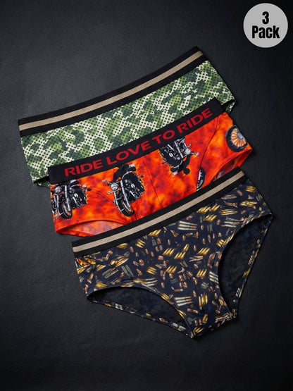 Pack of 3 | Predator, Rebel & Firepower Briefs