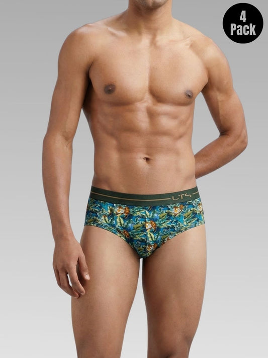 Wild Roar Briefs | Pack of 4