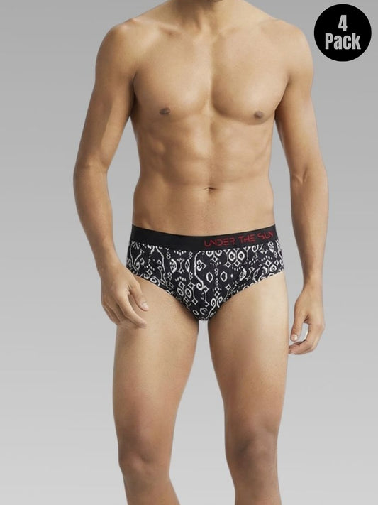 Rhythm Ikat Briefs | Pack of 4