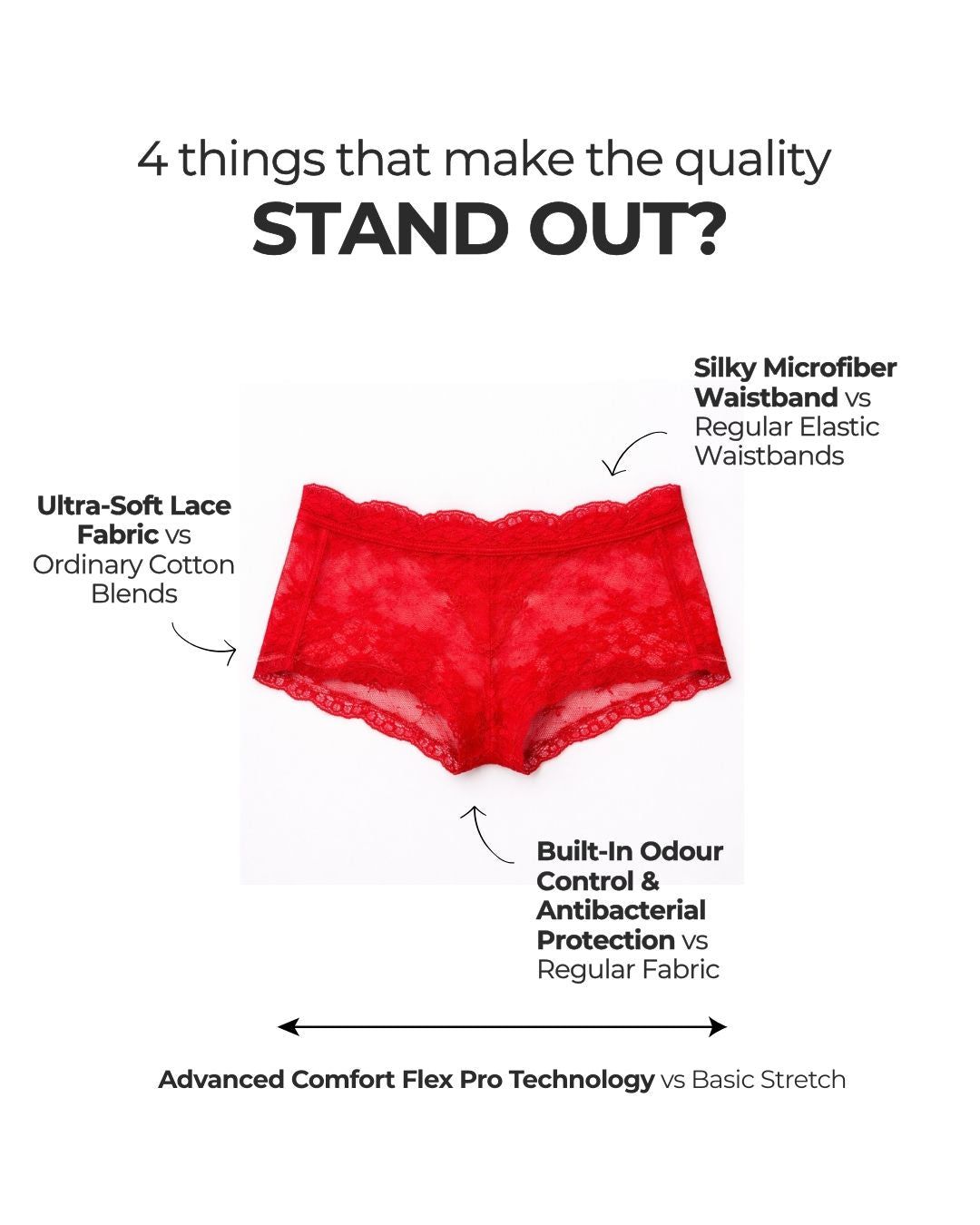 Inferno Lace Booty Short