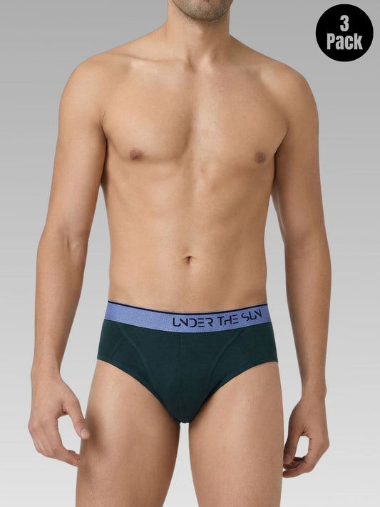 Olive Briefs | Pack of 3
