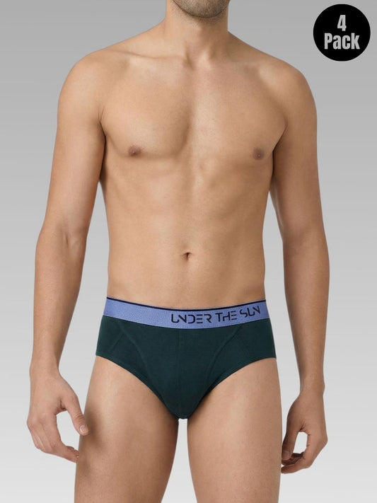 Olive Briefs | Pack of 4