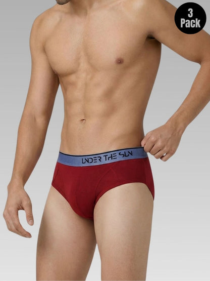 Mahogany Briefs | Pack of 3
