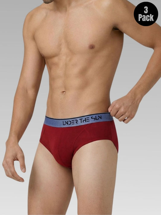 Mahogany Briefs | Pack of 3