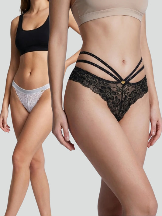 Pack of 2 | Angelica & Desire Thongs