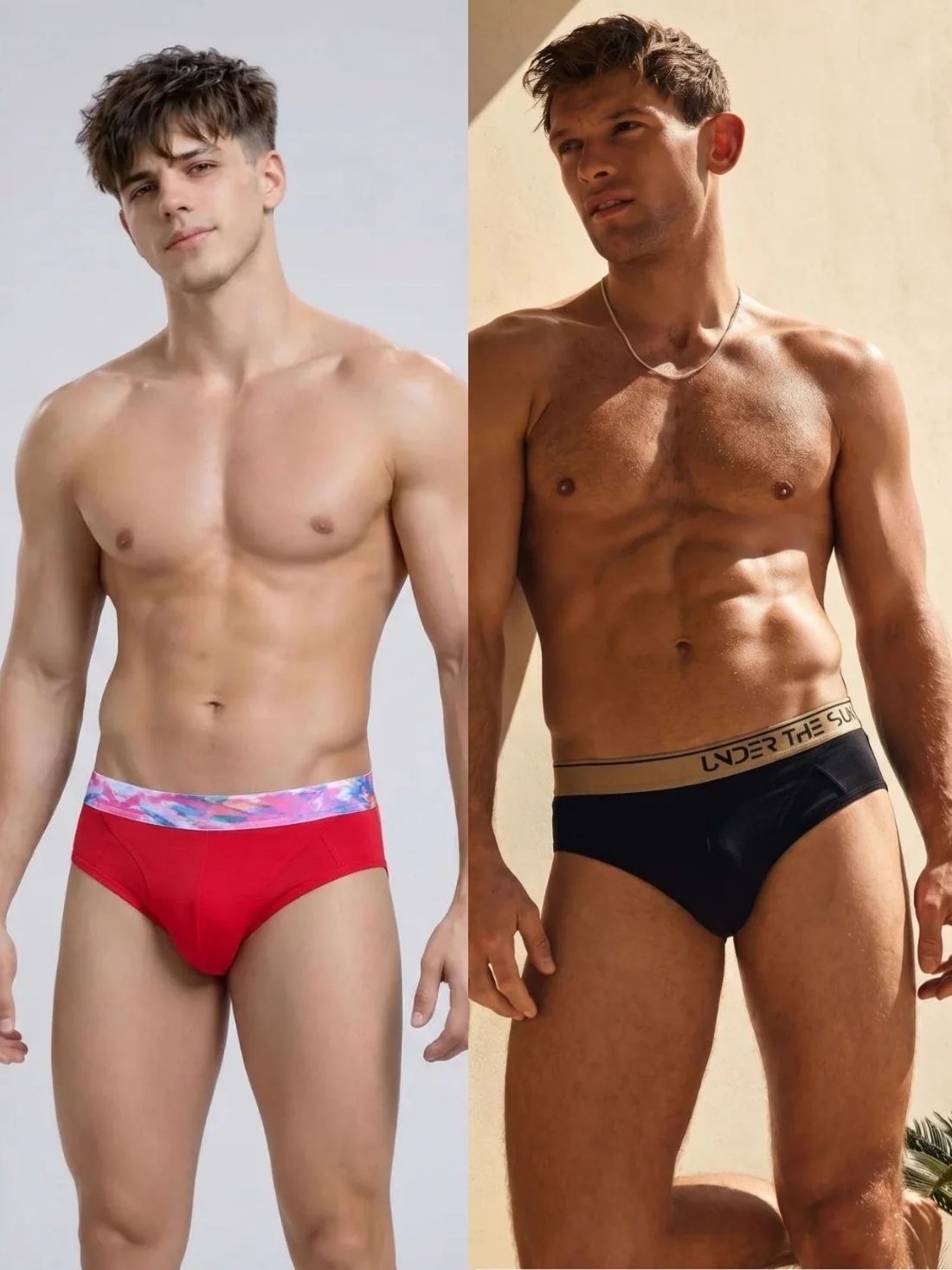Pack of 2 | Passion & Noir Gold Briefs