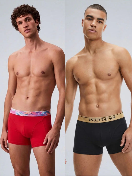 Pack of 2 | Passion & Noir Gold Trunks