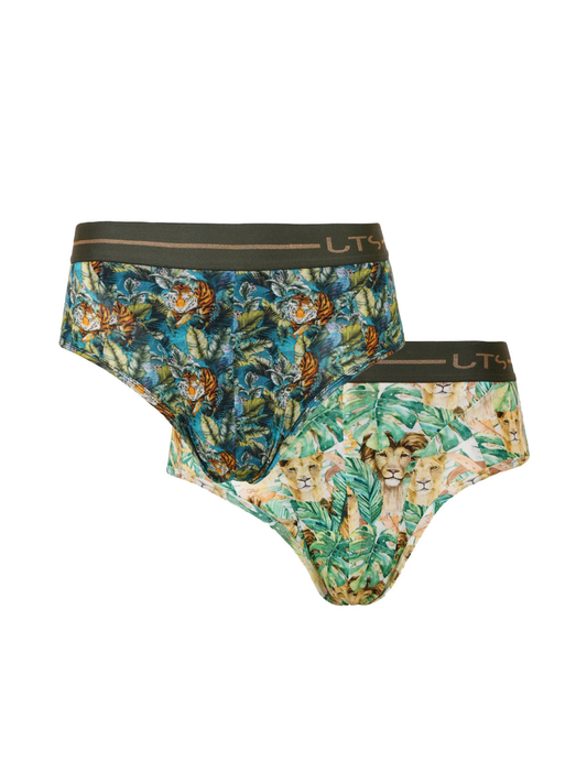 Wild Tropics Briefs (Combo of 2)