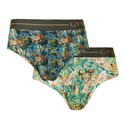 Wild Tropics Briefs (Combo of 2)
