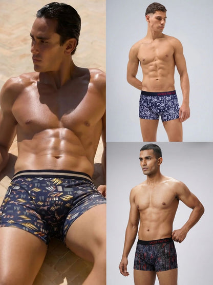 Pack of 3 | Rythm Ikat, Ember & Firepower Trunks