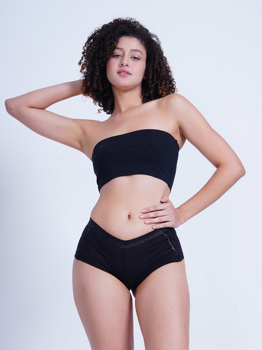 Vanta Black Booty Short
