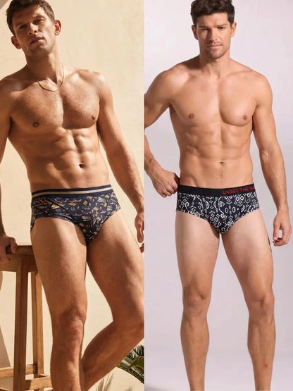 Pack of 2 | Rhythem Ikat & Firepower Briefs