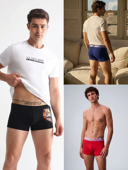 Pack of 3 | Passion, Cobalt & Titan Trunks