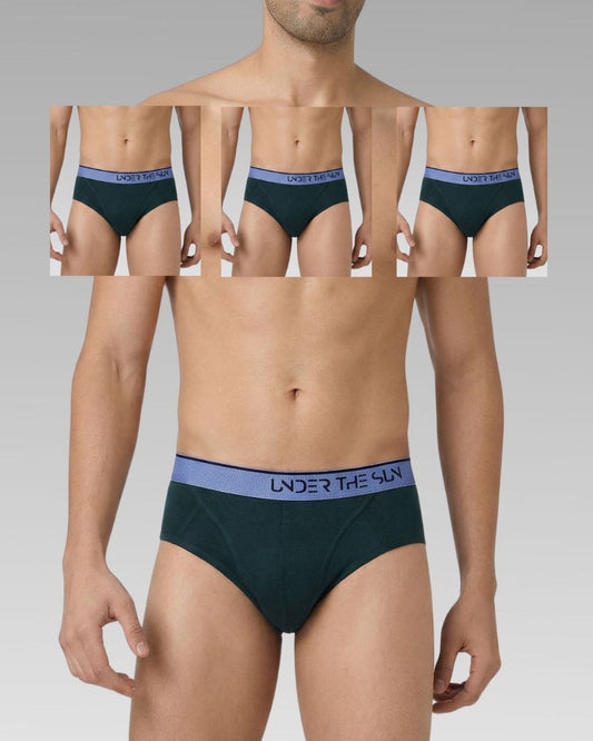 Olive Briefs | Pack of 3