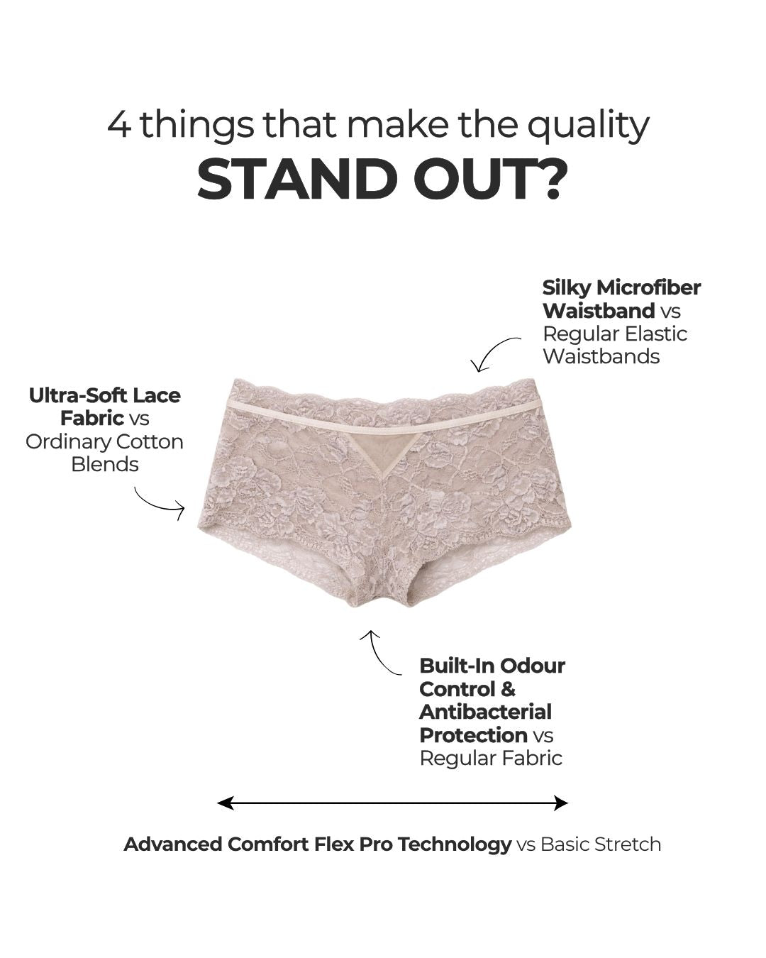 Nirvana Lace Booty Short