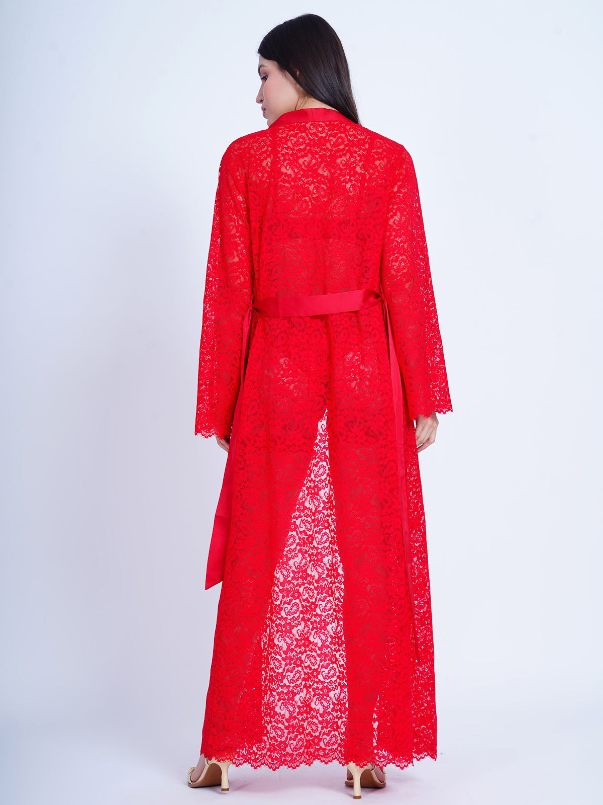 Scarlett Kimono Long (Red Robe)