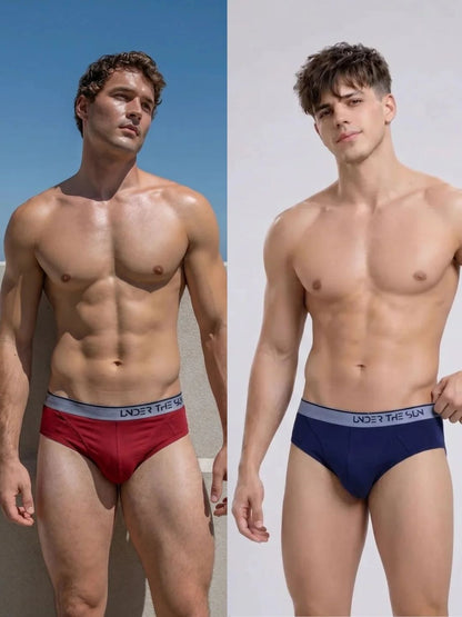 Pack of 2 | Mahogany & Cobalt Briefs