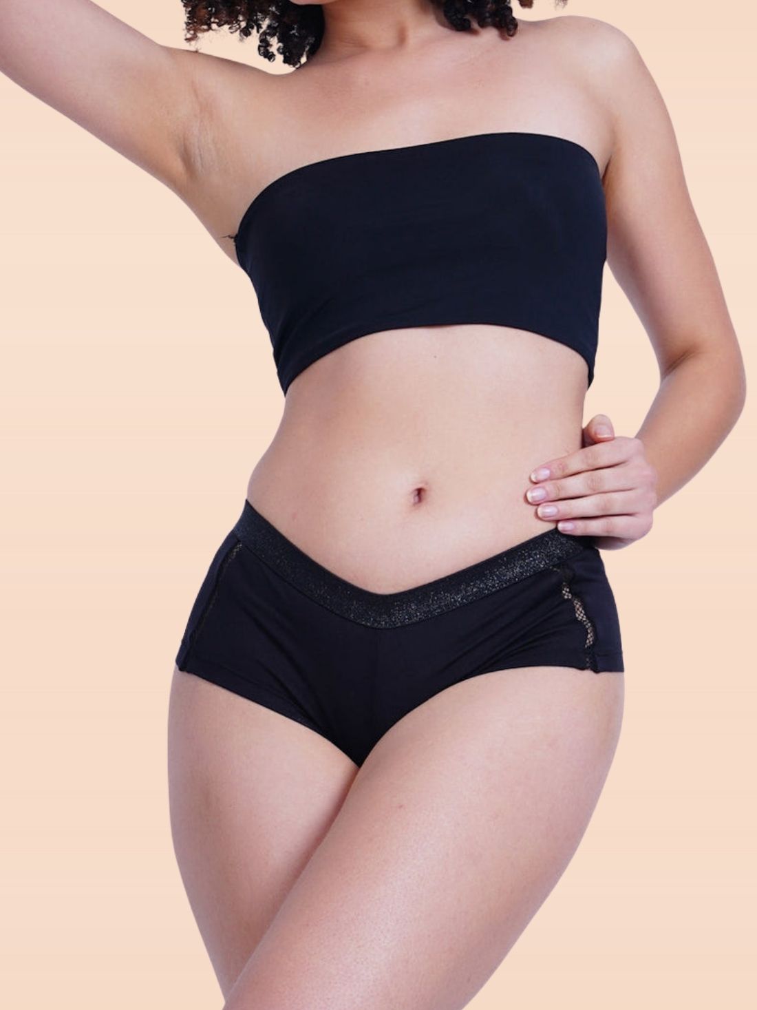 Vanta Black Booty Short