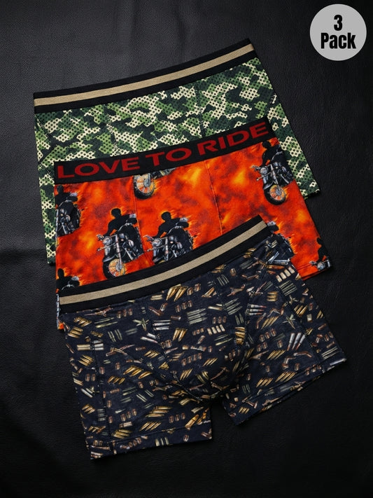 Pack of 3 | Predator, Rebel & Firepower Trunks