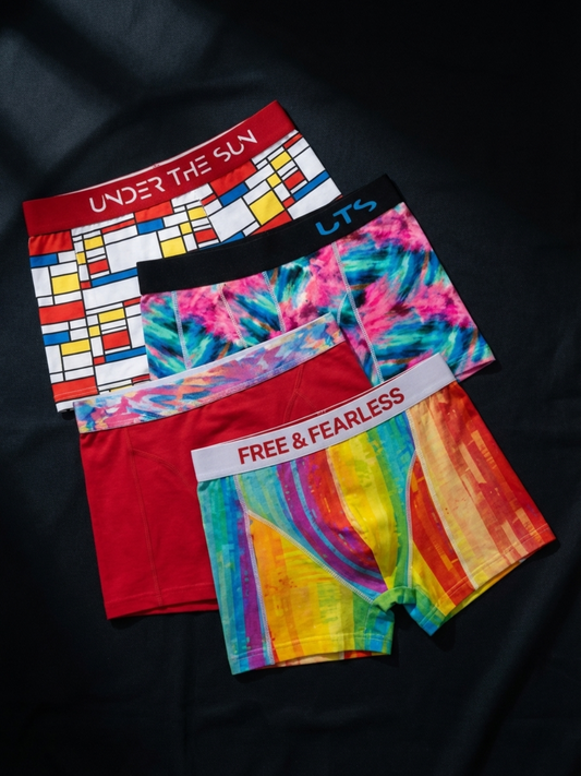 Pack of 4 | Matrix, Spectrum, Passion & Freedom Trunks