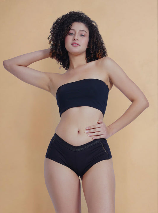 Vanta Black Booty Short